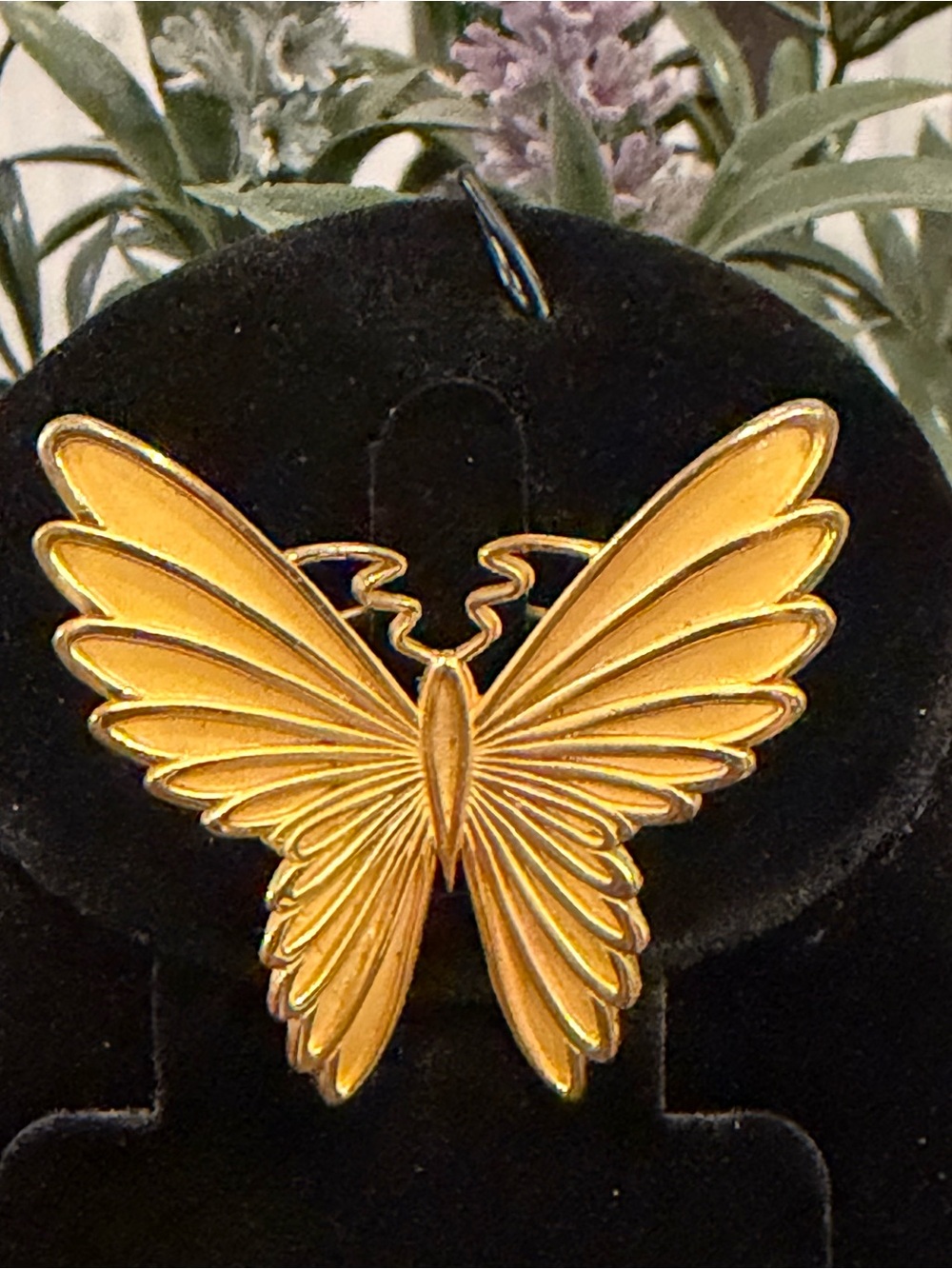 Vintage Style Butterfly Cocktail Ring – Genuine 925 Sterling Silver Gold Vermeil
